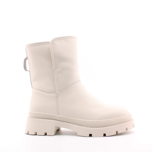 RESPECT белые кожаные полусапожки