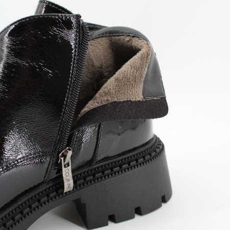 COVANI ботильоны лаковые с пряжкой 