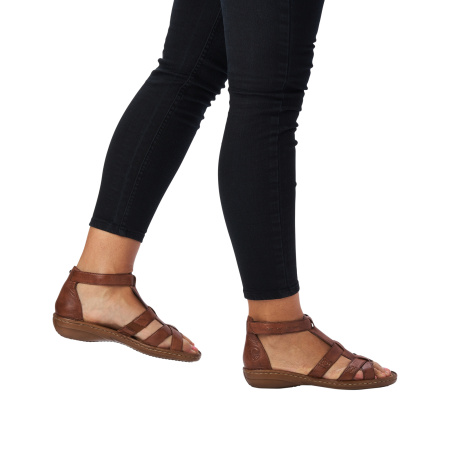 RIEKER сандалии коричневого цвета 