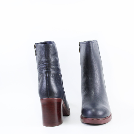 WILMAR синие ботильоны на бордовой подошве