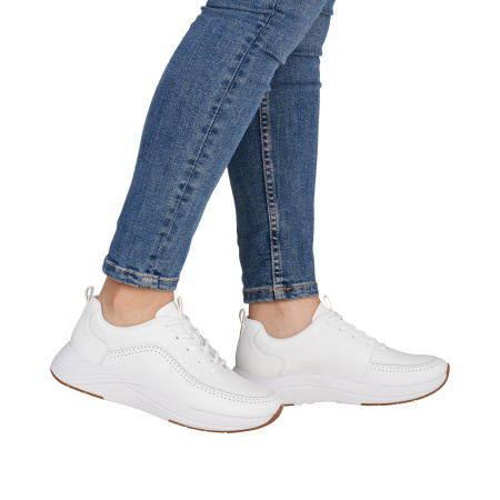 RIEKER белые кожаные кроссовки 