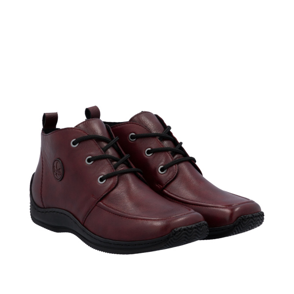 RIEKER ботинки бордового цвета