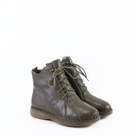Ботинки с декоративной строчкой MADELLA