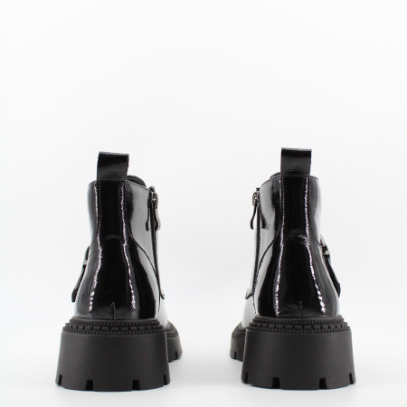 COVANI ботильоны лаковые с пряжкой 