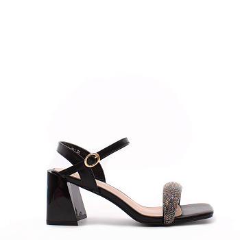 BONAVI чёрные босоножки на каблуке