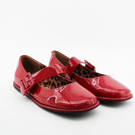 SPUR туфли красные, лакированые