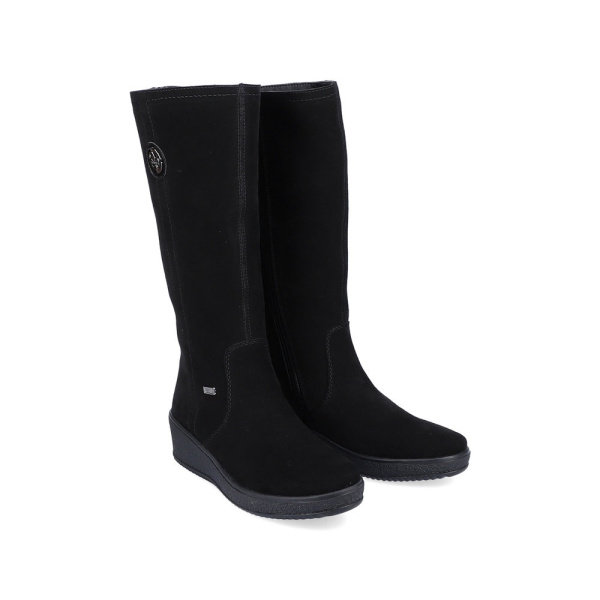 RIEKER замшевые сапоги на танкетке