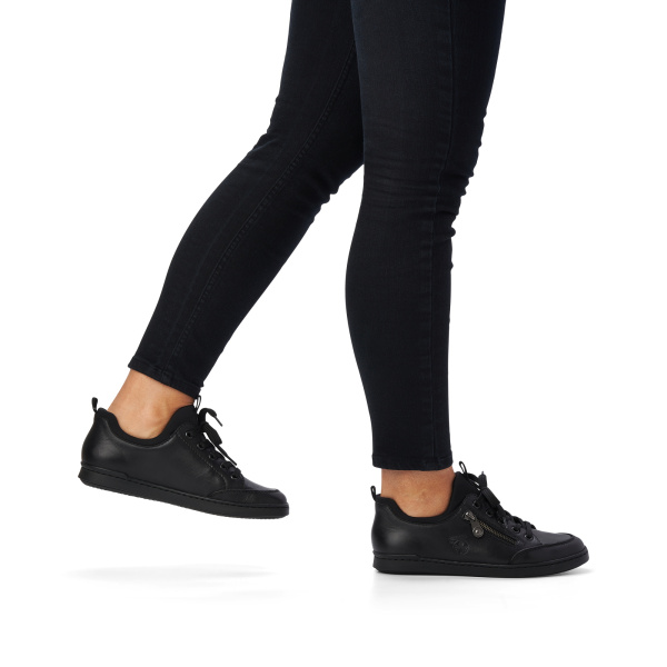 Черные кеды комфорт RIEKER