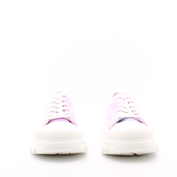 Текстильные кеды мультиколор на высокой подошве TRIEN