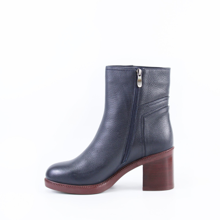 WILMAR синие ботильоны на бордовой подошве