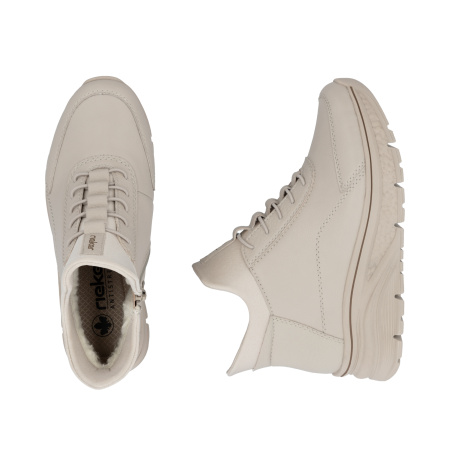 RIEKER ботинки молочного цвета