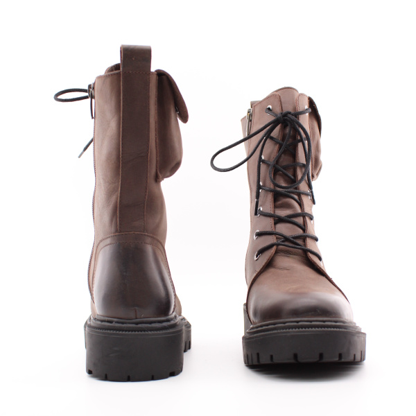 SandM кориневые ботинки с карманом сбоку