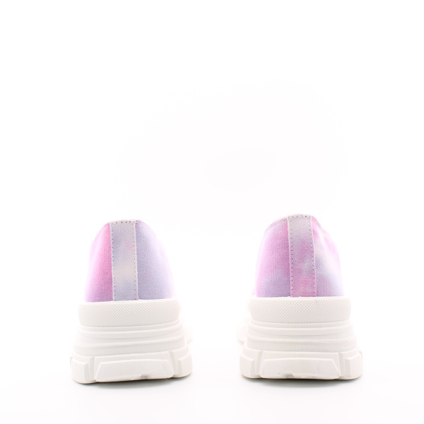 Текстильные кеды мультиколор на высокой подошве TRIEN