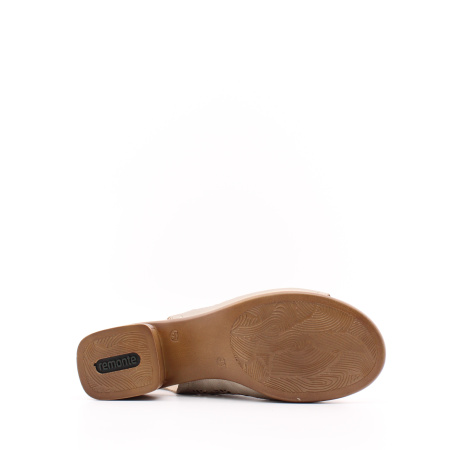 Золотые босоножки с перфорацией REMONTE