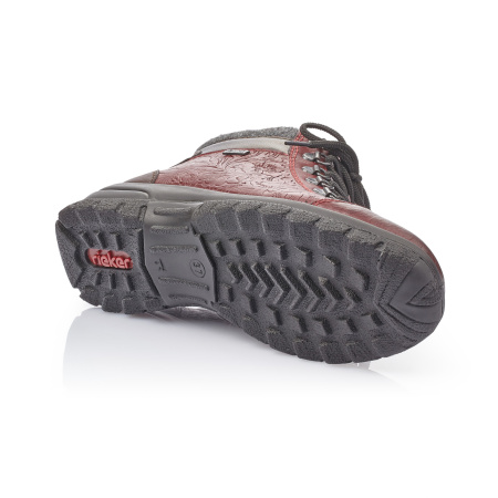 Комбинированные ботинки с тиснением