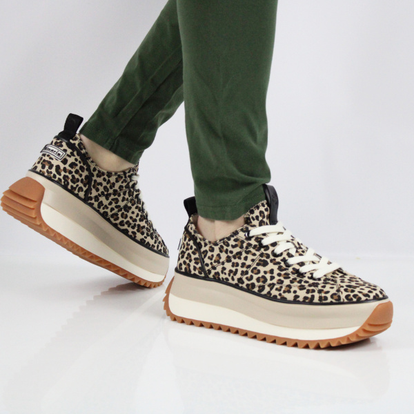 TAMARIS кеды леопард на платформе